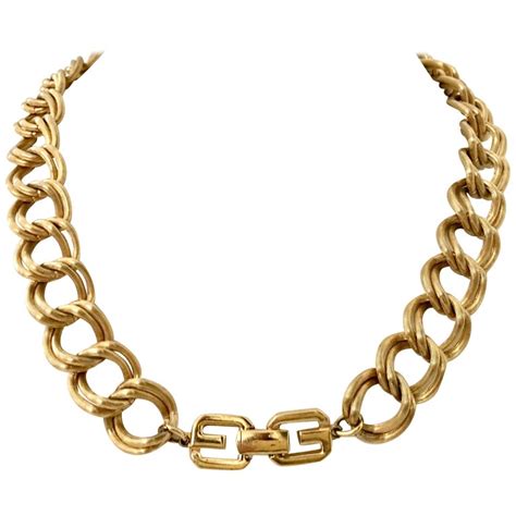 givenchy gold 3 chain choker|choker necklace givenchy.